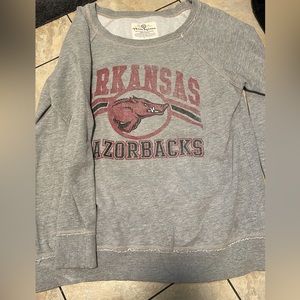 Women’s Arkansas razorback sweatshirt